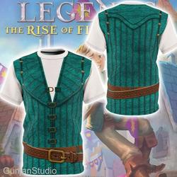 Prince Costume Cosplay 3D Shirt, Flynn Rider Costume Meaningful Gift For Family Gift For Boyfriend Valentine Gift