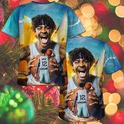 3D T-Shirt Ja All Over Print Shirt Mo Basketball Rant 3D Shirt Meaningful Gift For Family Gift For Boyfriend Valentine Gift
