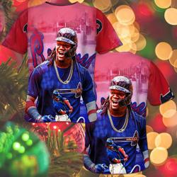 3D T-Shirt All Over Print Ronalds Atlantas Baseball Player 3D Shirt Meaningful Gift For Family Gift For Boyfriend Valentine Gift