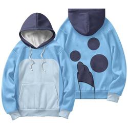 Blue Furred Canine 3D Shirt, Animated Family Dog Friend 3D Hoodie