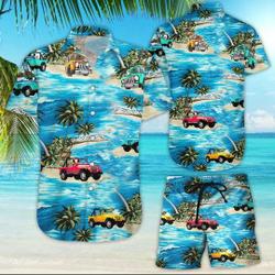 Hawaiian Aloha Shirts Beach And Jeeps Hawaiian Shirt H286T Gift For Your Girlfriend Boyfriend Gift For Love Gift For Friend Best Valentine Present Holiday Gift