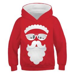 Santa Claus Christmas Hoodie, 3D Hoodie