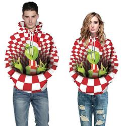 The Grin Christmas Hoodie, 3D Hoodie