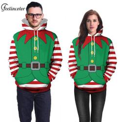Christmas Elf Hoodie, 3D Hoodie