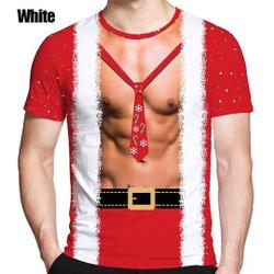 Funny Muscle Christmas T-Shirt, 3D T-Shirt 4 Meaningful Gift For Family Gift For Boyfriend Valentine Gift