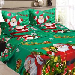 Christmas Santa Bedding Set Gift For Your Girlfriend Boyfriend Gift For Love Gift For Friend Best Valentine Present Holiday Gift
