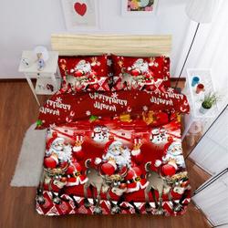 Christmas Santa Bedding Set Gift For Your Girlfriend Boyfriend Gift For Love Gift For Friend Best Valentine Present Holiday Gift