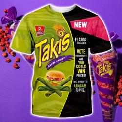 Snack Takis Fuego Halloween 3D Shirt, Candy Group Costumes Meaningful Gift For Family Gift For Boyfriend Valentine Gift