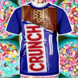 Crunch Chocolate Bar Costume Shirt, Chocolate Bar Group Costumes Meaningful Gift For Family Gift For Boyfriend Valentine Gift