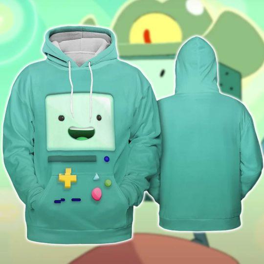 BMO Adventure Time.Adventure Swords Cosplay Costume 3D Hoodie