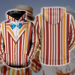 Bert Mary Poppins Cosplay Costumes, Mary Poppins 3D Hoodie Costume