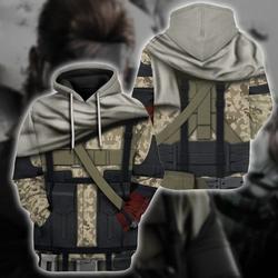 Metal Gear Big Boss Venom Snake Cosplay Hoodie