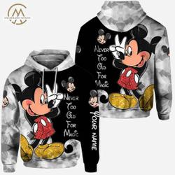Personalized Mickey Mouse 3D HOODIE Christmas Gift