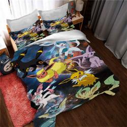 Personalized PKM Eevee Duvet Covers Bedding Set,Twin Full Queen KingGift For Your Girlfriend Boyfriend Gift For Love Gift For Friend Best Valentine Present Holiday Gift
