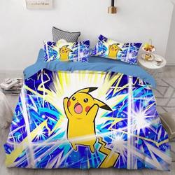 PKM Pika #39 Duvet Cover Pillowcase Bedding Set Gift For Your Girlfriend Boyfriend Gift For Love Gift For Friend Best Valentine Present Holiday Gift
