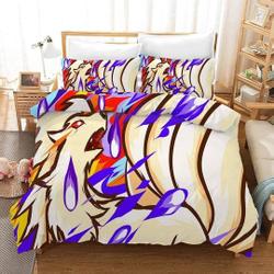 PKM Pika Zeraora #18 Duvet Cover Pillowcase Bedding Set Gift For Your Girlfriend Boyfriend Gift For Love Gift For Friend Best Valentine Present Holiday Gift