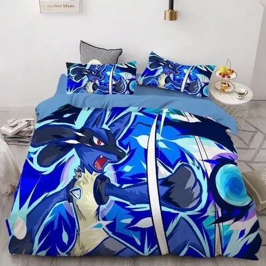 PKM Pika #42 Duvet Cover Pillowcase Bedding Set Gift For Your Girlfriend Boyfriend Gift For Love Gift For Friend Best Valentine Present Holiday Gift