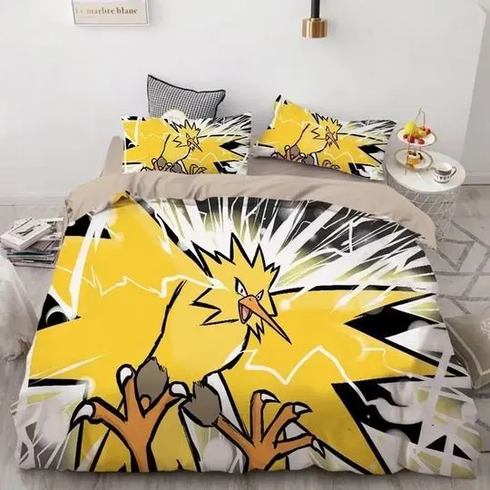 PKM Pika #38 Duvet Cover Pillowcase Bedding Set Gift For Your Girlfriend Boyfriend Gift For Love Gift For Friend Best Valentine Present Holiday Gift