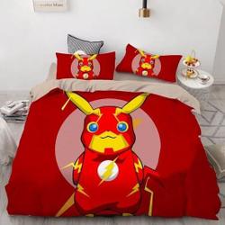 PKM Pika #44 Duvet Cover Pillowcase Bedding Set Gift For Your Girlfriend Boyfriend Gift For Love Gift For Friend Best Valentine Present Holiday Gift