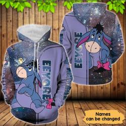 Personalized Eeyore 3D HOODIE Christmas Gift