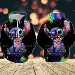 Stitch Hoodie Funny Stitch 3D HOODIE Christmas Gift