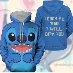 Stitch Together Angel Forever 3D HOODIE Christmas Gift