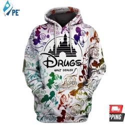 Drugs Walt Disney 3D HOODIE Christmas Gift