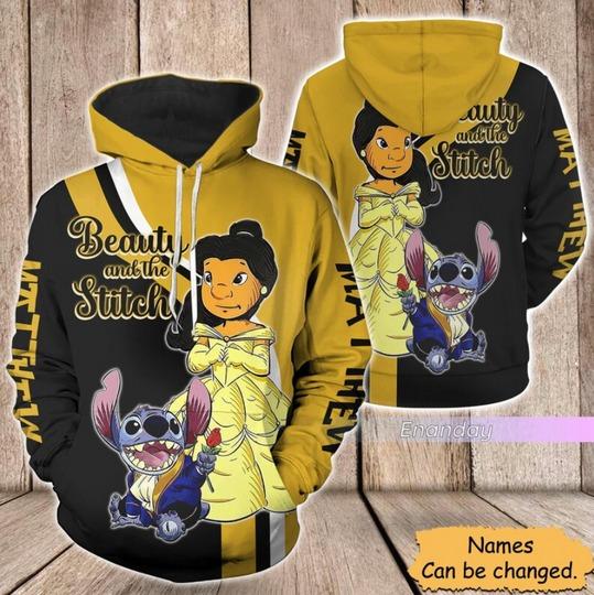 Personalized Stitch 3D HOODIE Christmas Gift