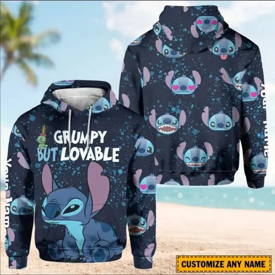 Stitch Trendy 3D HOODIE Christmas Gift