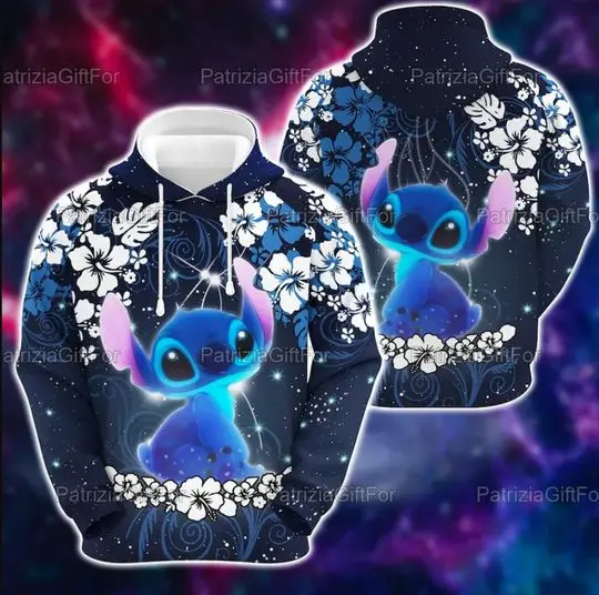Funny Stitch 3D HOODIE Christmas Gift