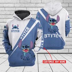 Personalized Stitch 3D HOODIE Christmas Gift