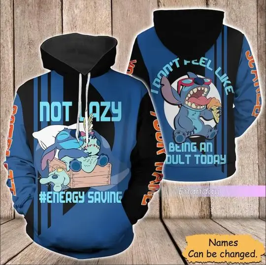 Personalized Stitch 3D HOODIE Christmas Gift