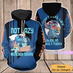 Personalized Stitch 3D HOODIE Christmas Gift