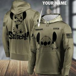Personalized Stitch Pullover 3D HOODIE Christmas Gift