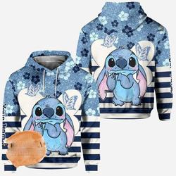 Funny Stitch Lover 3D HOODIE Christmas Gift