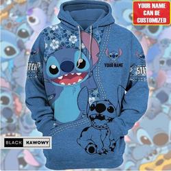 Personalized Stitch 3D HOODIE The Mother Day Gift Christmas Gift