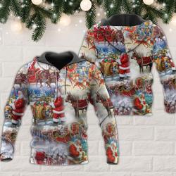 Christmas Believe In The Magic Of Christmas 3D Hoodie, Santa Believe 3D Hoodie