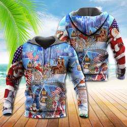Christmas America 3D Hoodie, Christmas Hoodie, America Christmas 3D Hoodie