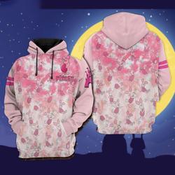 Piglet Christmas Hoodie, Piglet Zip Hoodie, Piglet