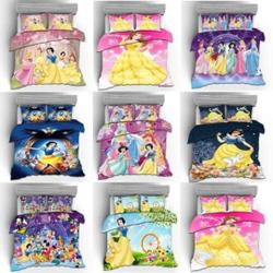 Snow White Collection Single/Double/King Bed Quilt Cover Set Gift For Your Girlfriend Boyfriend Gift For Love Gift For Friend Best Valentine Present Holiday Gift