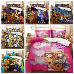 Scooby Doo Bedding Set 2Pcs 3Pcs Quilt Duvet Cover PillowcaseGift For Your Girlfriend Boyfriend Gift For Love Gift For Friend Best Valentine Present Holiday Gift