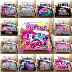 My Little Pony Doona Duvet Cover Pillowcase Bedding Set Single Double Kids GiftGift For Your Girlfriend Boyfriend Gift For Love Gift For Friend Best Valentine Present Holiday Gift