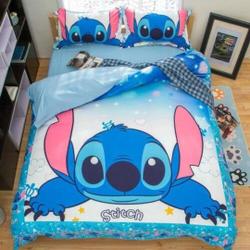 Lilo & Stitch Bedding Set 3PCS Duvet Cover Pillowcase UK Single Double KingGift For Your Girlfriend Boyfriend Gift For Love Gift For Friend Best Valentine Present Holiday Gift
