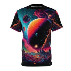 Psychedelic Shirt Space T-Shirt Meaningful Gift For Family Gift For Boyfriend Valentine Gift