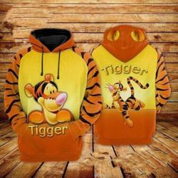 Winnie The Pooh 3D Hoodie | Pooh Tigger 3D Hoodie