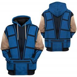 Mortal Kombat Sub-Zero 3D Hoodie | Mortal Kombat Sub-Zero Cosplay 3D Hoodie