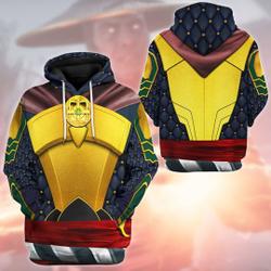 Mortal Kombat Raiden 3D Hoodie | Mortal Kombat Raiden Cosplay 3D Hoodie