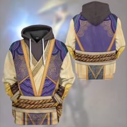 Mortal Kombat Raiden 3D Hoodie | Mortal Kombat Raiden Cosplay 3D Hoodie