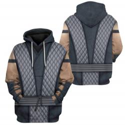Mortal Kombat Smoke 3D Hoodie Mortal Kombat Smoke Cosplay 3D Hoodie