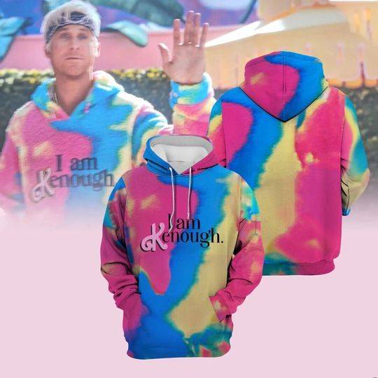 Unisex Sweatshirt I Am Kenough Hoodie Barbie Movie